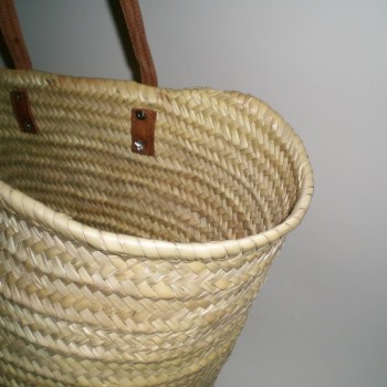Comprar Capazo con asa larga de cuero en CesteriaGretel.Com