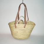 Comprar Capazo mediano doble asa cuero/pita en CesteriaGretel.Com