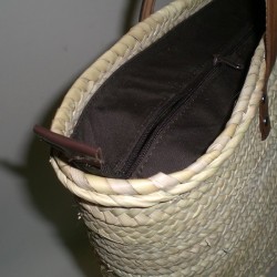 Comprar Capazo con tela marrón en CesteriaGretel.Com