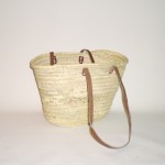 Comprar Capazo pequeño con asa larga de cuero en CesteriaGretel.Com