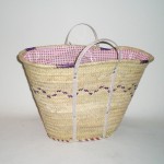 Comprar Capazo grande forrado con asa de plástico en CesteriaGretel.Com