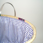 Comprar Capazo grande forrado con asa de plástico en CesteriaGretel.Com