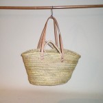 Comprar Capazo pequeño con doble asa cuero/pita en CesteriaGretel.Com
