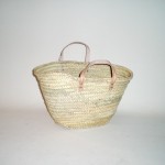 Comprar Capazo pequeño asa corta cuero  en CesteriaGretel.Com