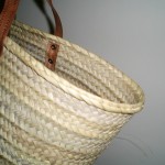 Comprar Capazo grande asa corta cuero  en CesteriaGretel.Com