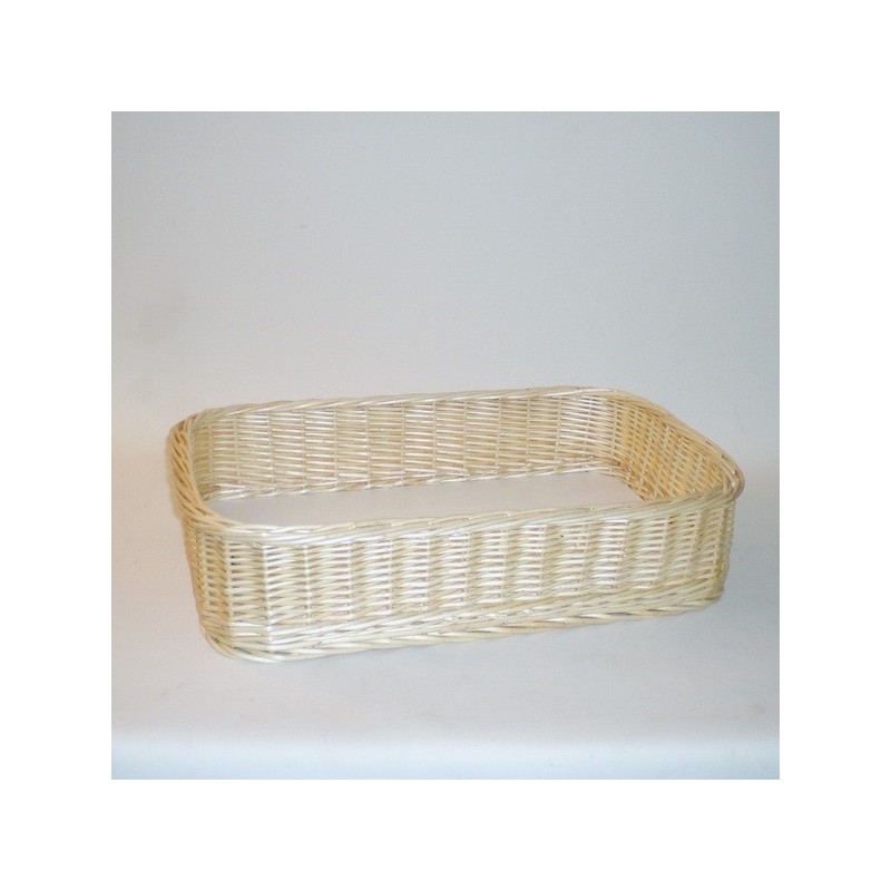 Comprar Bandeja alta 60x40x14 cm. natural en CesteriaGretel.Com