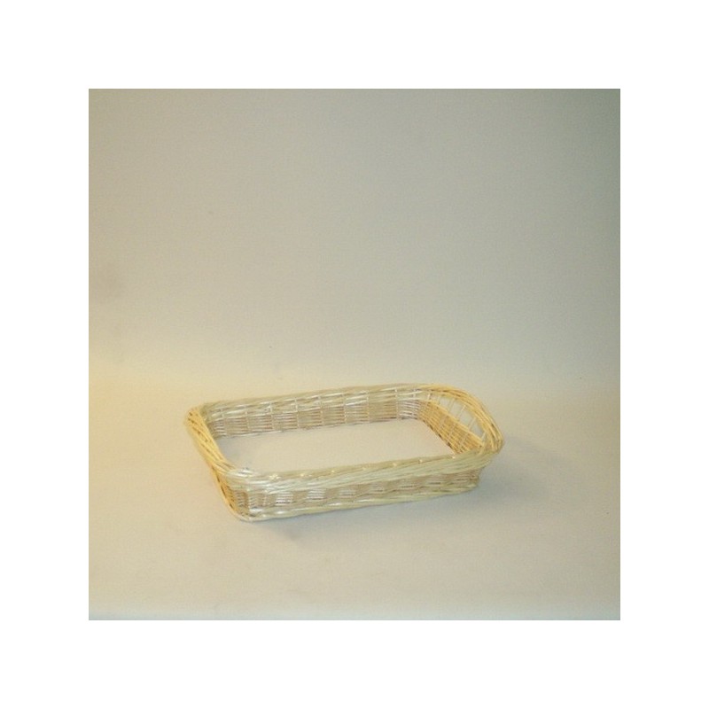 Comprar Bandeja rectangular 40x27x8 cm. natural en CesteriaGretel.Com