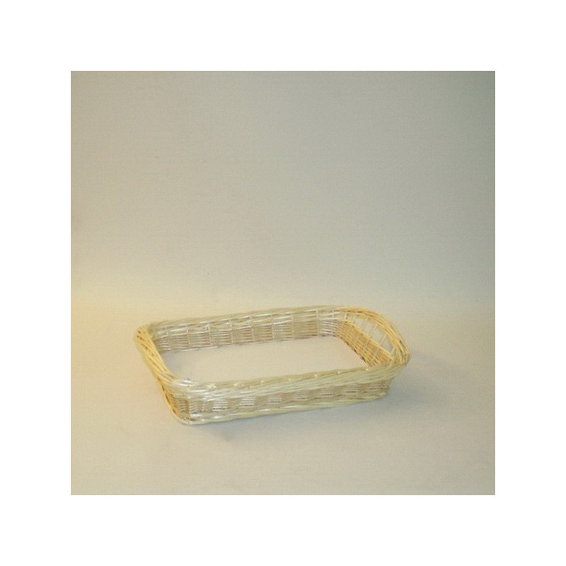 Comprar Bandeja rectangular 45x30x8 cm. natural en CesteriaGretel.Com