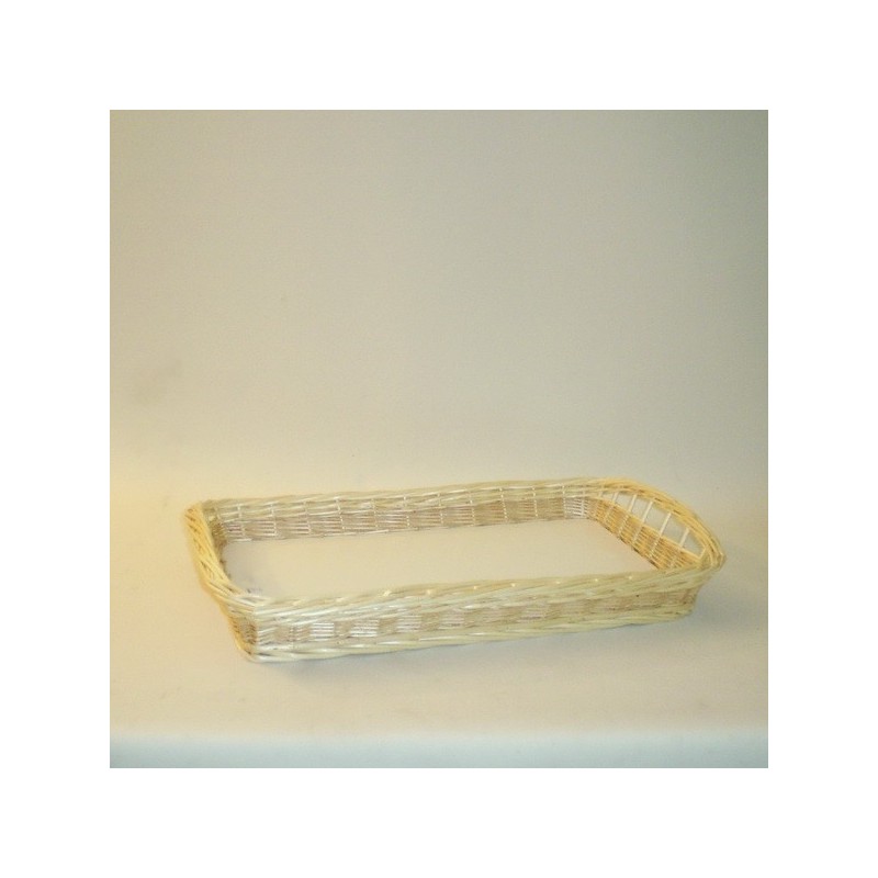 Comprar Bandeja rectangular 75x46x8 cm. natural en CesteriaGretel.Com