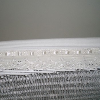 Comprar Bandeja para plancha blanca lazo en CesteriaGretel.Com