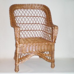 Comprar Sillón de mimbre modelo ABUELA buff en CesteriaGretel.Com