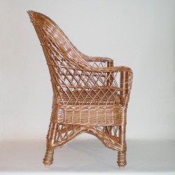 Comprar Sillón de mimbre modelo ABUELA buff en CesteriaGretel.Com