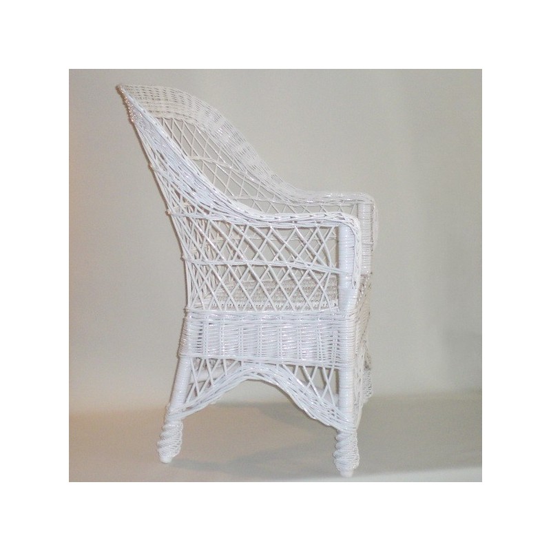 Comprar Sillón de mimbre modelo ABUELA lacado en CesteriaGretel.Com