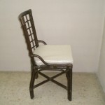 Comprar Silla caña de comedor color nogal en CesteriaGretel.Com