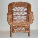 Comprar Sillón de mimbre modelo ROLLO buff en CesteriaGretel.Com