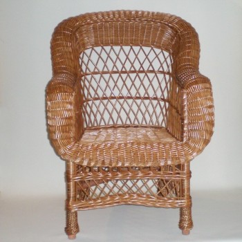 Comprar Sillón de mimbre modelo ROLLO buff en CesteriaGretel.Com